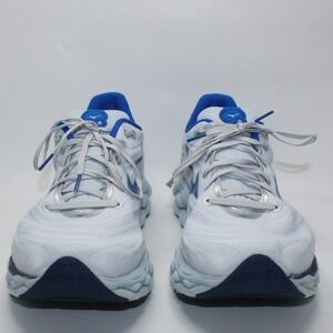 Mizuno Wave Sky 8 Men's Running Shoes White Blue Size 14 Has Brooks Insole's